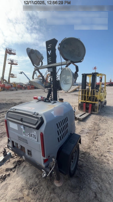 2019 Wacker Neuson LTV6L-MH Wacker Neuson LTV6L Mobile Light Tower w/Fuel Level Sensor Installed