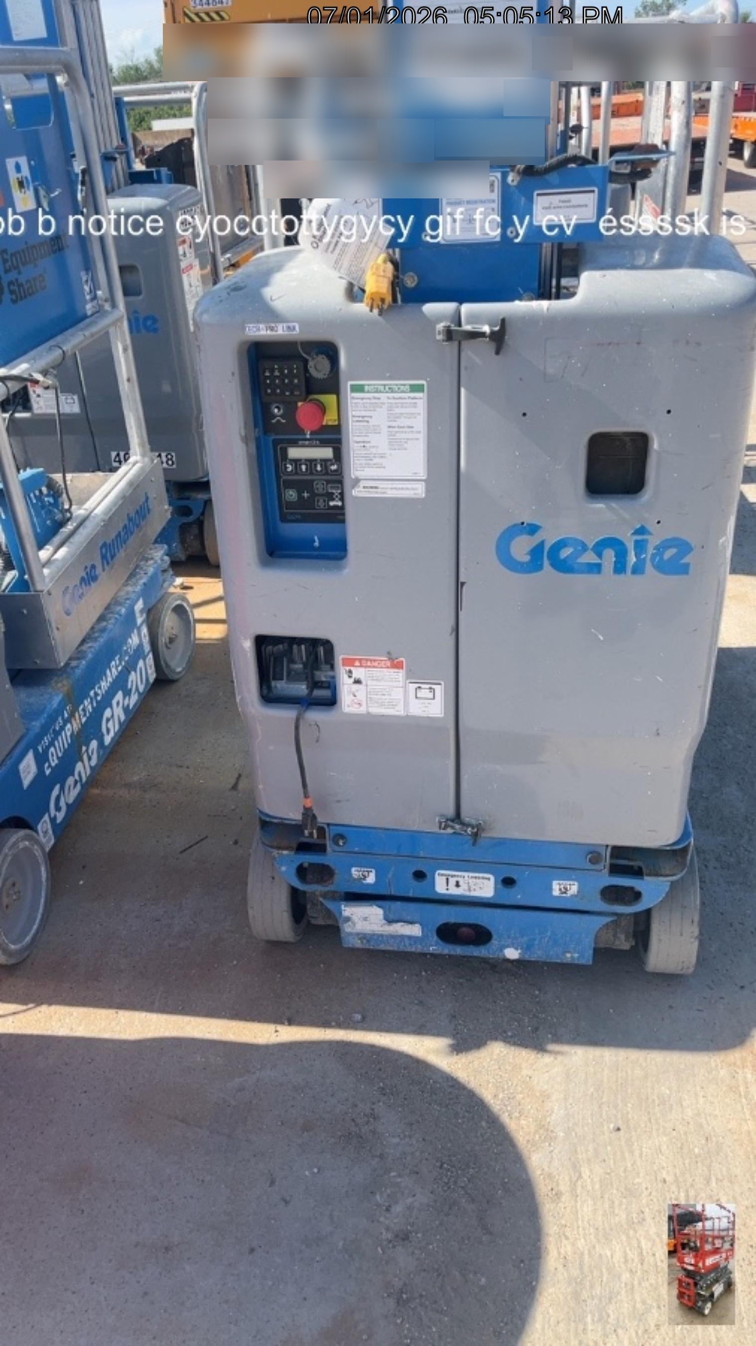2019 GENIE GR-20