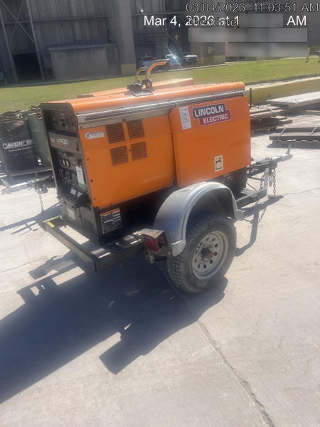2021 Lincoln Electric Vantage 322 Vantage 322 Ready Pak 3 w/ Decals, ORANGE (includes trailer, cable rack, fender light kit) NO Telematics