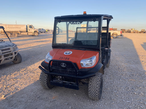 Kubota RTV-X1140W-H 4wd Utility Cart, LED Strobe, Windshield Tempered Glass, Pastic Canopy, Wire Harness Kit, Backup Alarm