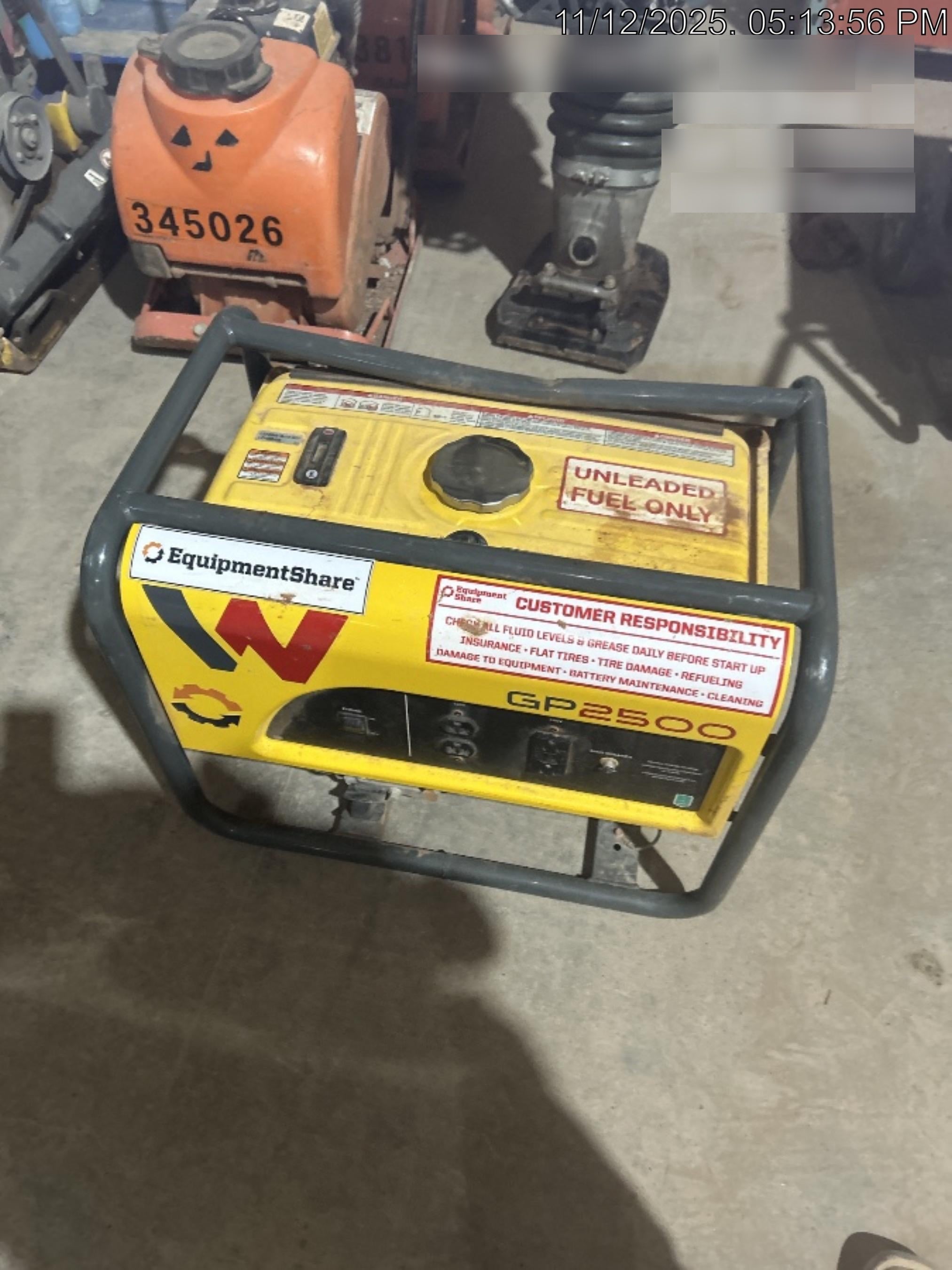 2021 WACKER NEUSON GP2500A