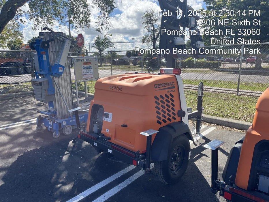2025 Generac MLTS-4 Diesel, Mitsubishi L2E, 7.1 hp @1800 rpm, Flex Switch 120V Input, Powerzone Controller, (4) 320W LED Lights, 4kW Generator, 39.9 Gal Fuel Tank, 2" Ball, T3, ES Decals