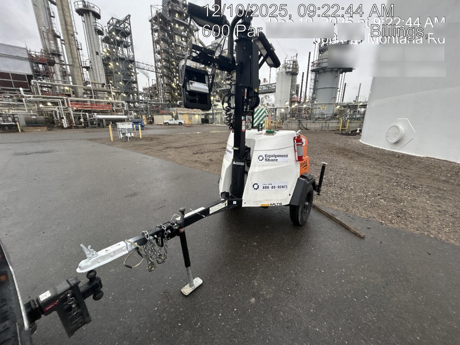 2024 Generac MLT2 Diesel, Flex Switch 120V Input, Powerzone Controller, 
(4) 320W LED Lights, 4kW Generator, 39.9 Gal Fuel Tank, 2" Ball, T3