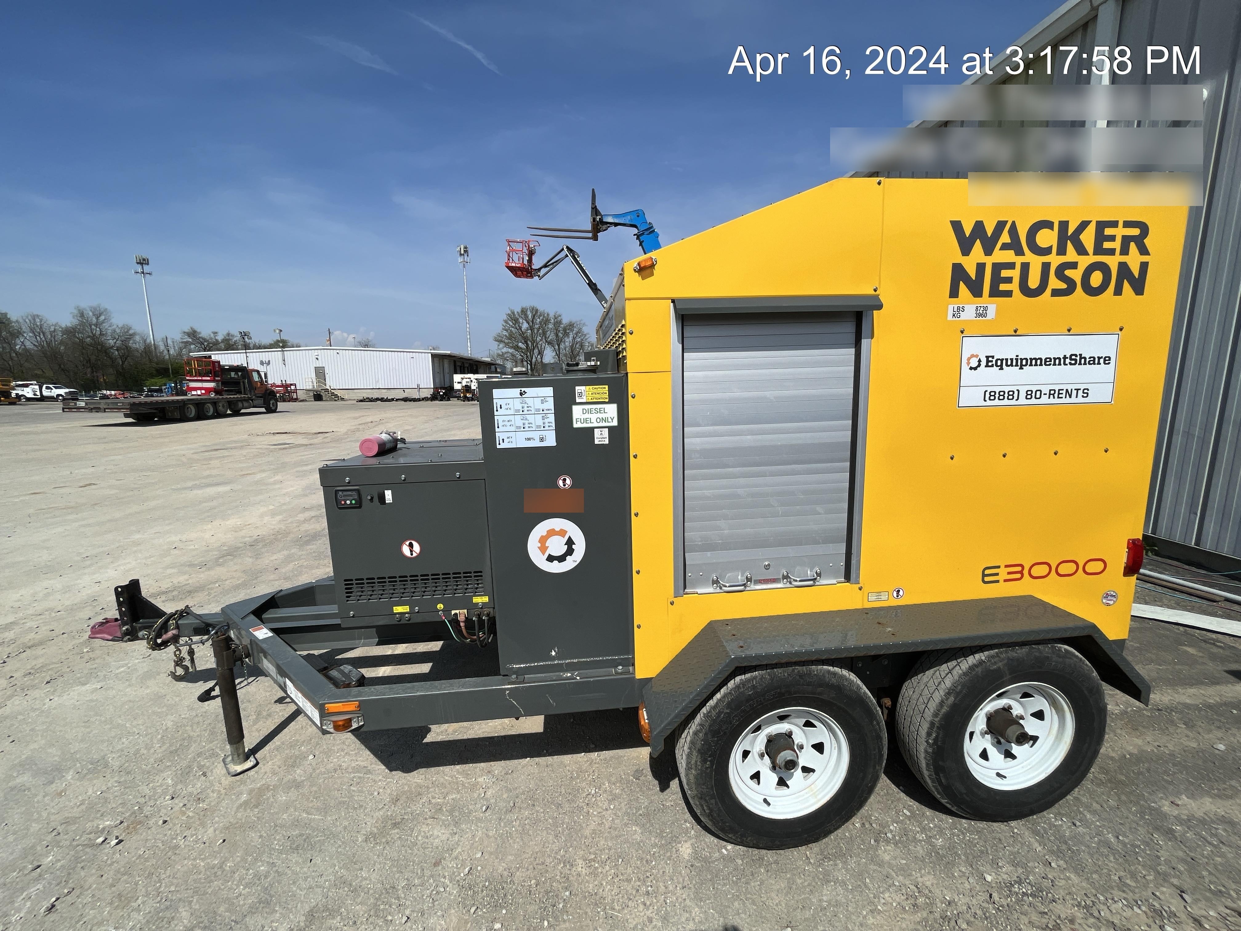 2019 WACKER NEUSON E3000