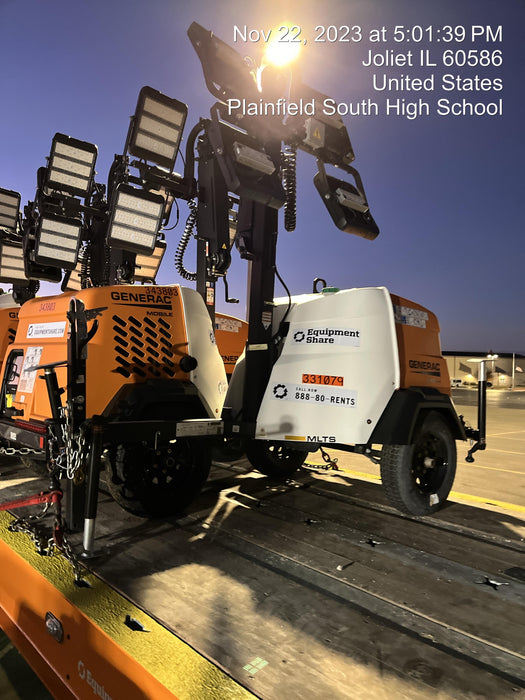 2023 Generac MLT2 Diesel, Flex Switch 120V Input, Powerzone Controller, (4) 320W LED Lights, 4kW Generator, 39.9 Gal Fuel Tank, 2" Ball, T3