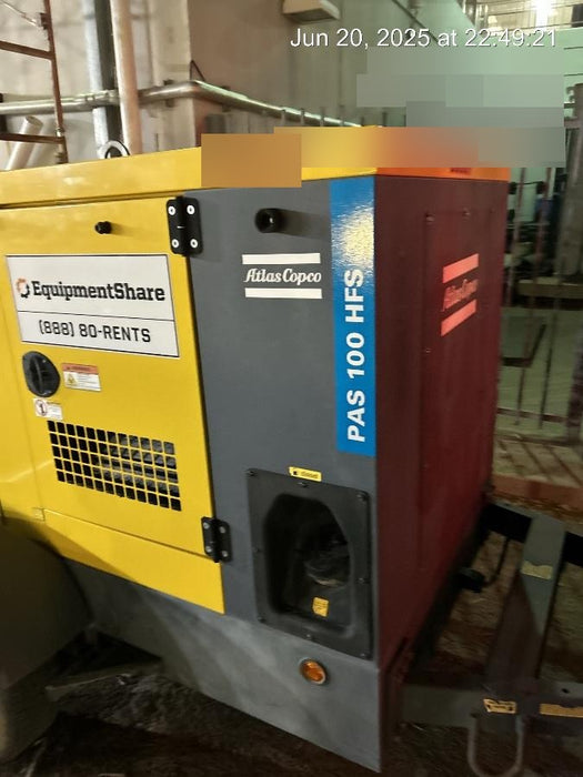2020 ATLAS COPCO PAS 100 HF CS Enclosed