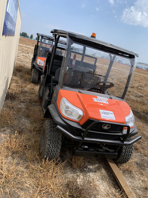 2021 Kubota RTV-X1140W-H Plastic Canopy, Windshield Acrylic Clear, LED Strobe Light, Wire Harness Kit, Back up Alarm
