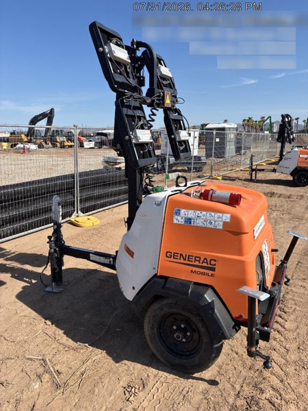 2023 Generac MLT2 Diesel, Flex Switch 120V Input, Powerzone Controller, 
(4) 320W LED Lights, 4kW Generator, 39.9 Gal Fuel Tank, 2" Ball, T3