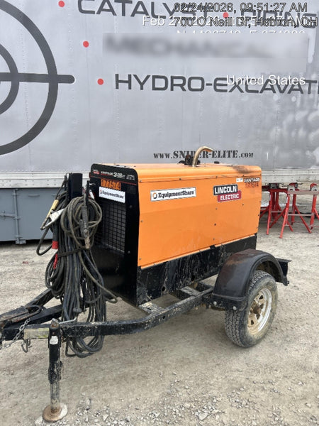 2021 Lincoln Electric Vantage 322 Vantage 322 Ready Pak 3 w/ Decals, ORANGE (includes trailer, cable rack, fender light kit) NO Telematics