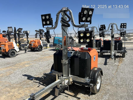 2025 Wanco WLTT-4MM4K Diesel, Mitsubishi L2E, 9.0HP @1800 rpm, Deep Sea Controller, Shore Power Plug, Auto Start, (4) 350W LED Floodlights, 4kW Generator, 60 Gal Fuel Tank, 2" Ball, T3