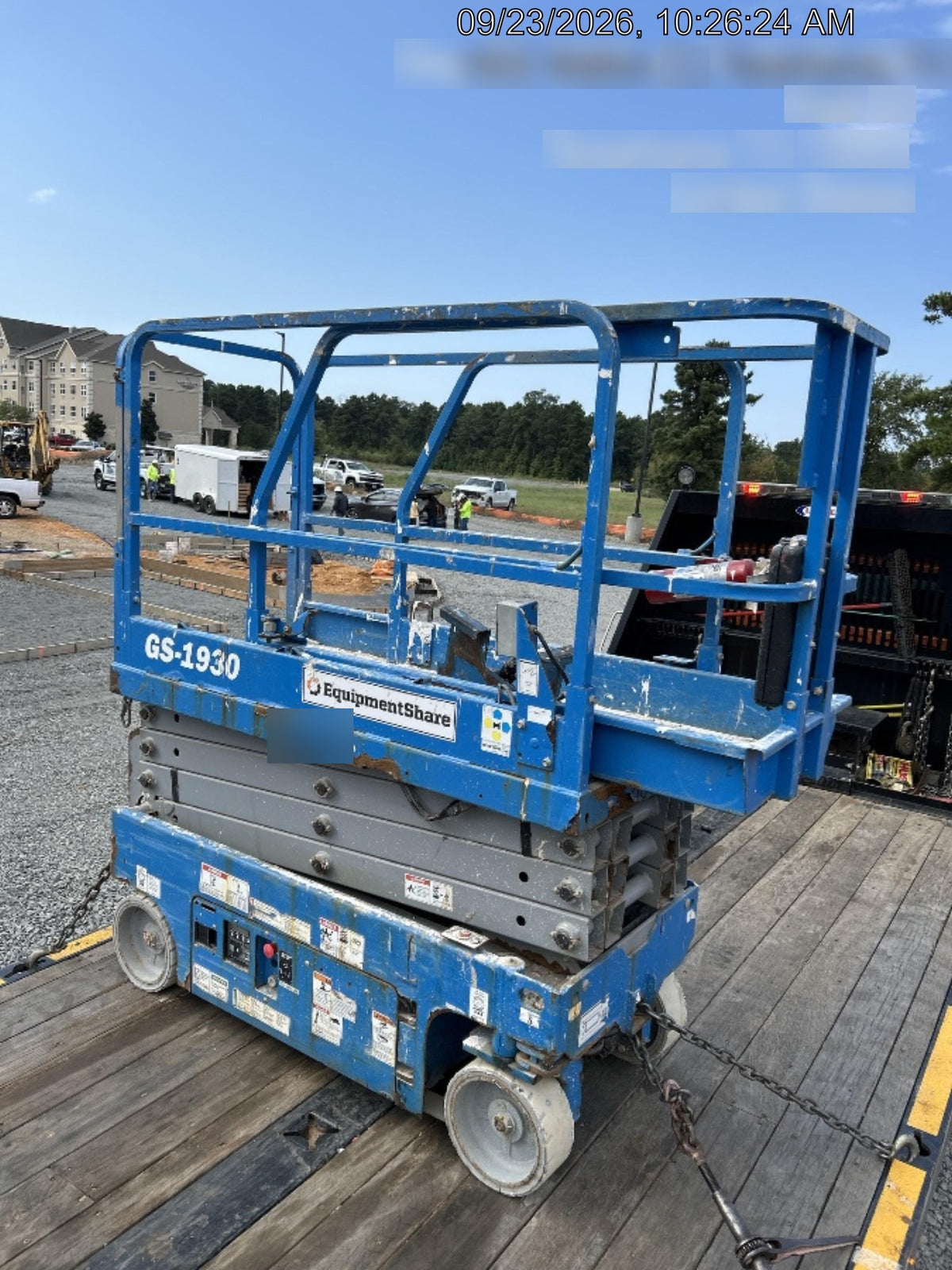 2019 Genie GS-1930 Fixed Rails with Chain Entry