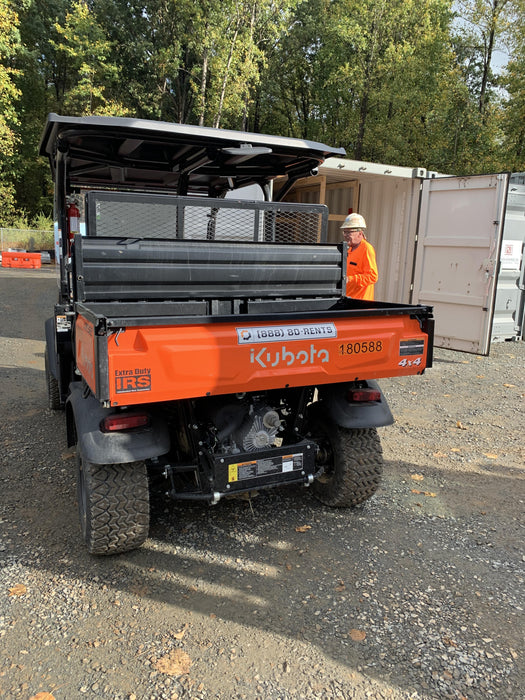 2021 Kubota RTV-X1140W-H Plastic Canopy, Windshield Acrylic Clear, LED Strobe Light, Wire Harness Kit, Back up Alarm