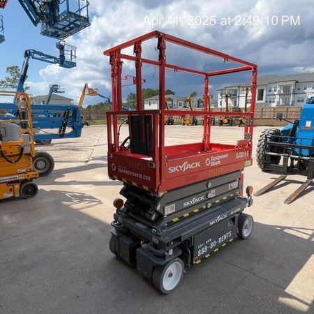 2024 Skyjack SJ3219 Electric Drive, Sld NM Tires, DBcns, RFRails, Power to Platform, T3 + Access Control