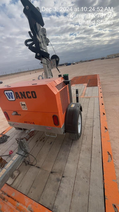 2024 Wanco WLTT-4MM4K Diesel, Deep Sea Controller, Shore Power Plug, Auto Start, (4) 350W LED Floodlights, 4kW Generator, 60 Gal Fuel Tank, 2" Ball, T3