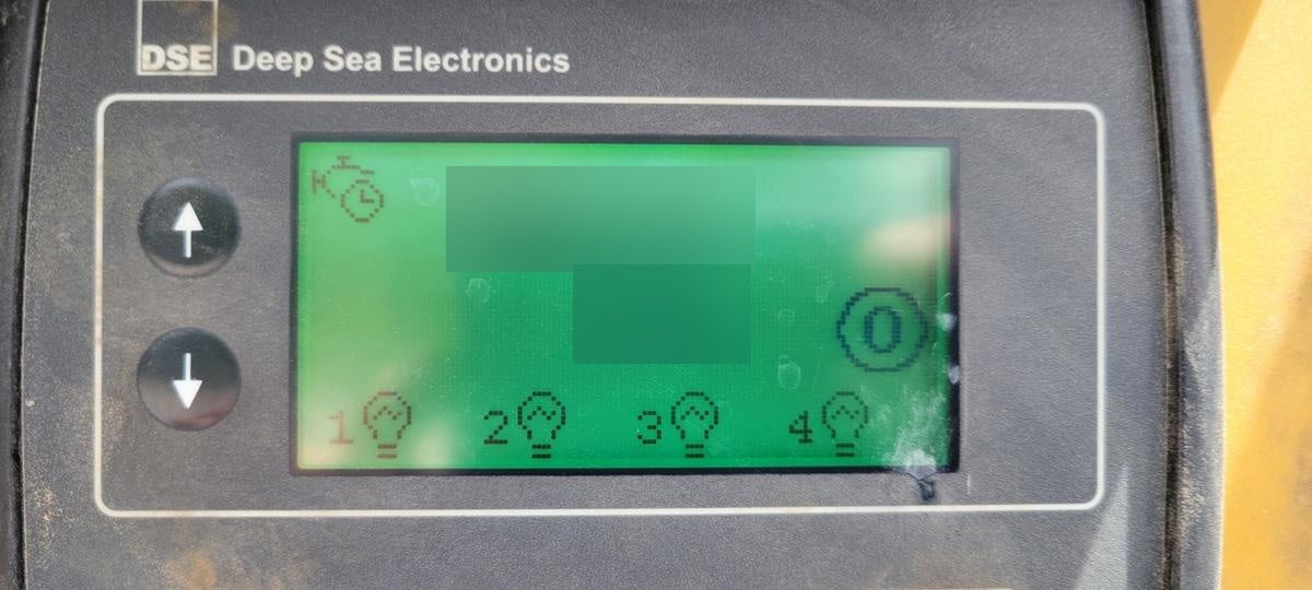 2022 Allmand NLV3GR (4) LED Light Fixture 350W, 23' Vertical Mast, 3kW Prime, Towable, Deep Sea L401, Leveling Jacks, Yanmar T4F 5.8hp