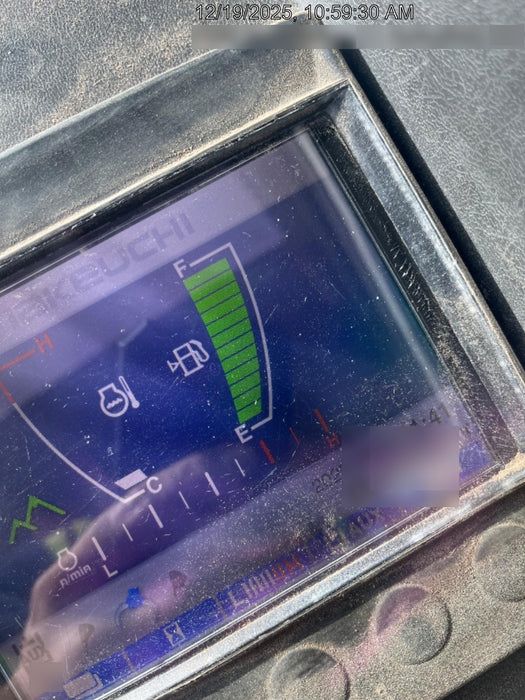 2019 Takeuchi TB290 Cab/Heat/AC Rubber tracks, Dozer blade, Travel alarm, Auxiliary hydraulics Manual QC, Hydraulic thumb, 18", 24", and 36" Buckets