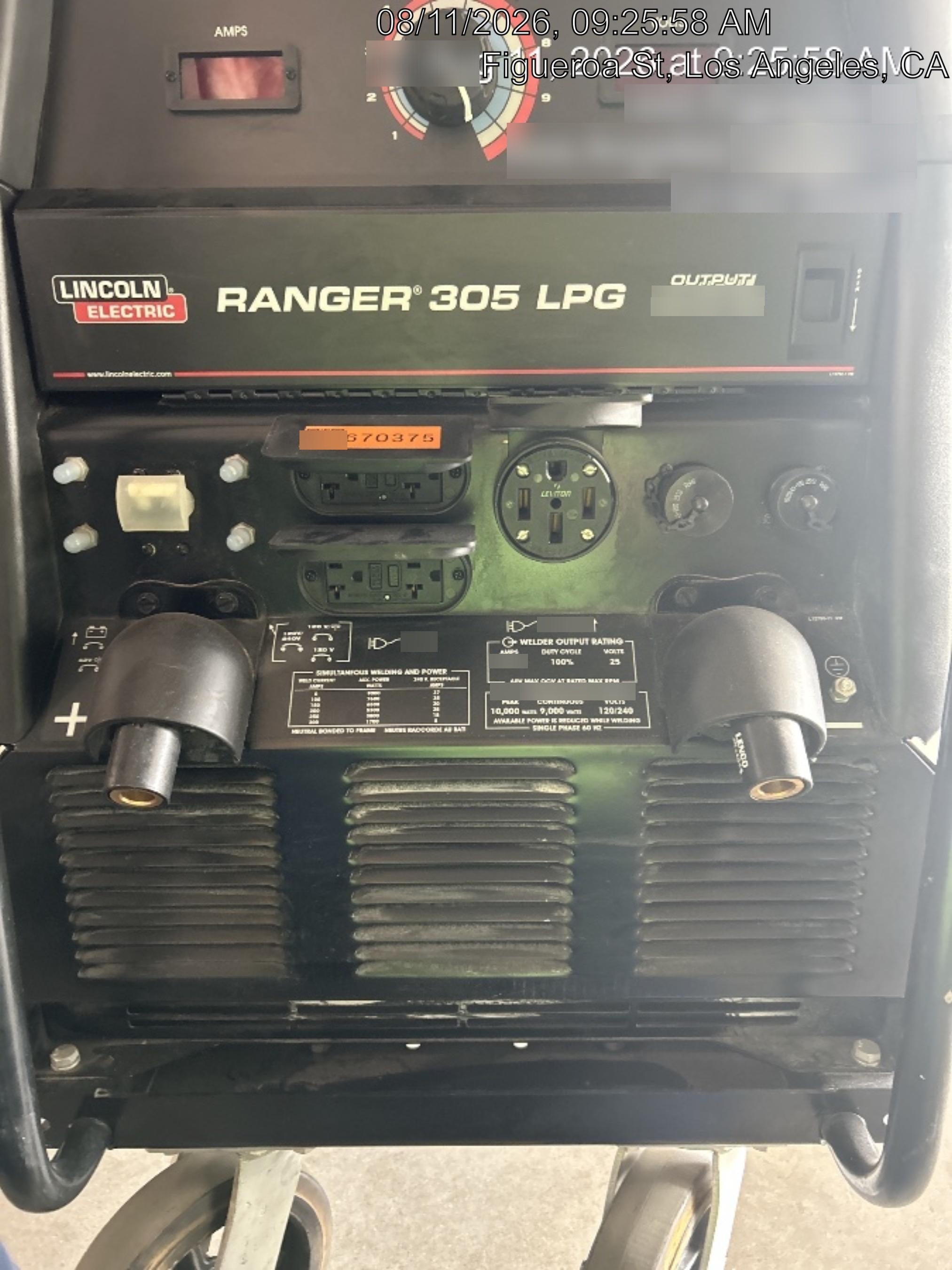 2026 LINCOLN ELECTRIC Ranger 305 LPG