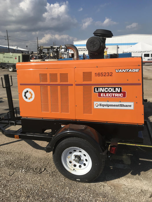2021 Lincoln Electric Vantage 549X Ready Pak 3, ORANGE (includes trailer, cable rack, fender light kit)