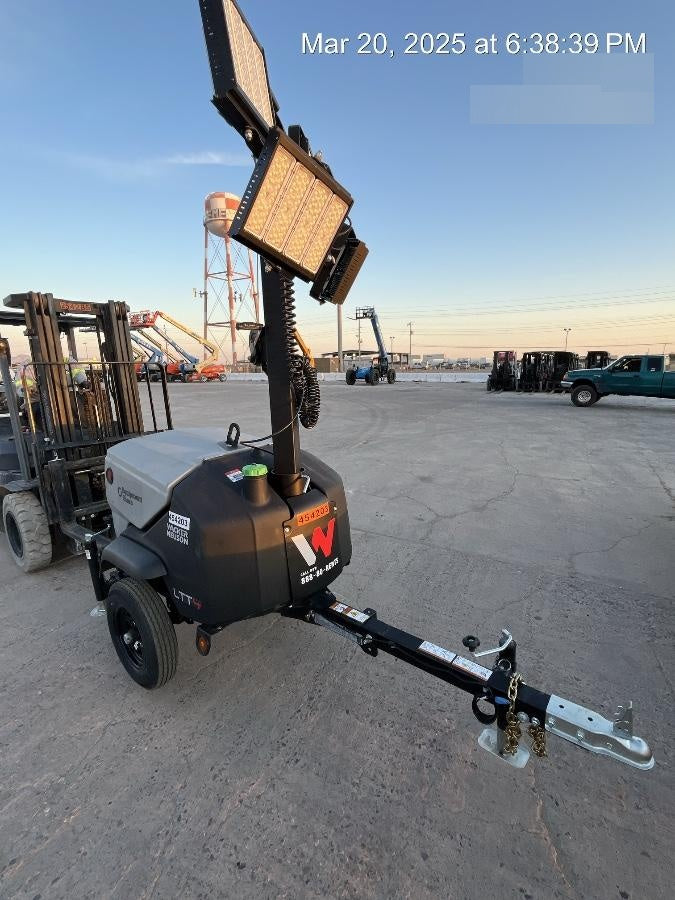 2024 Wacker Neuson LTT4 Diesel, Kohler KDW702, Deep Sea Controller, Auto Start, LED 320W, Bypass Outlet, T3