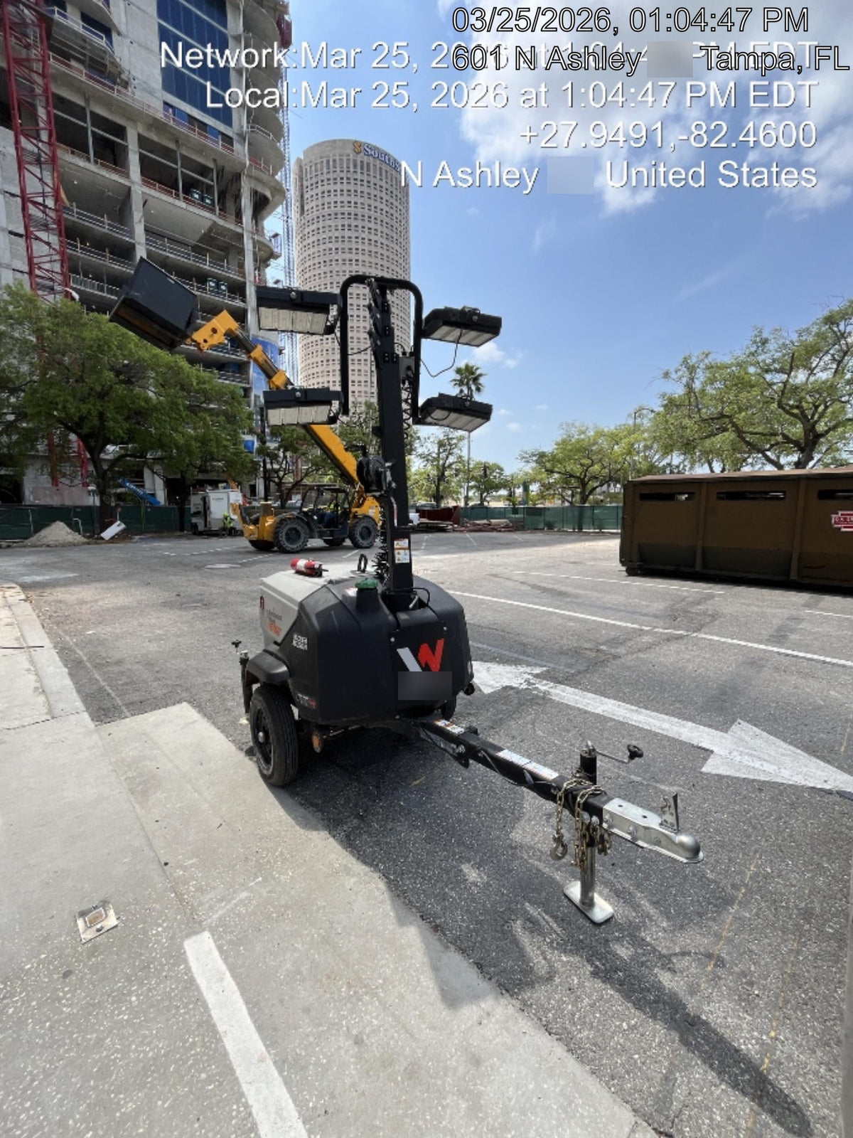 2024 Wacker Neuson LTT4 Diesel, Kohler KDW702, Deep Sea Controller, Auto Start, LED 320W, Bypass Outlet, T3