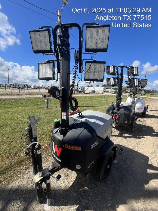 2024 Wacker Neuson LTT4 Diesel, Kohler KDW702, Deep Sea Controller, Auto Start, LED 320W, Bypass Outlet, T3