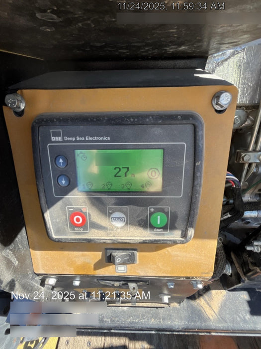 Allmand NLV3GR (4) LED Light Fixture 350W, 23' Vertical Mast, 3kW Prime, Towable, Deep Sea L401, Leveling Jacks, Yanmar T4F 5.8hp