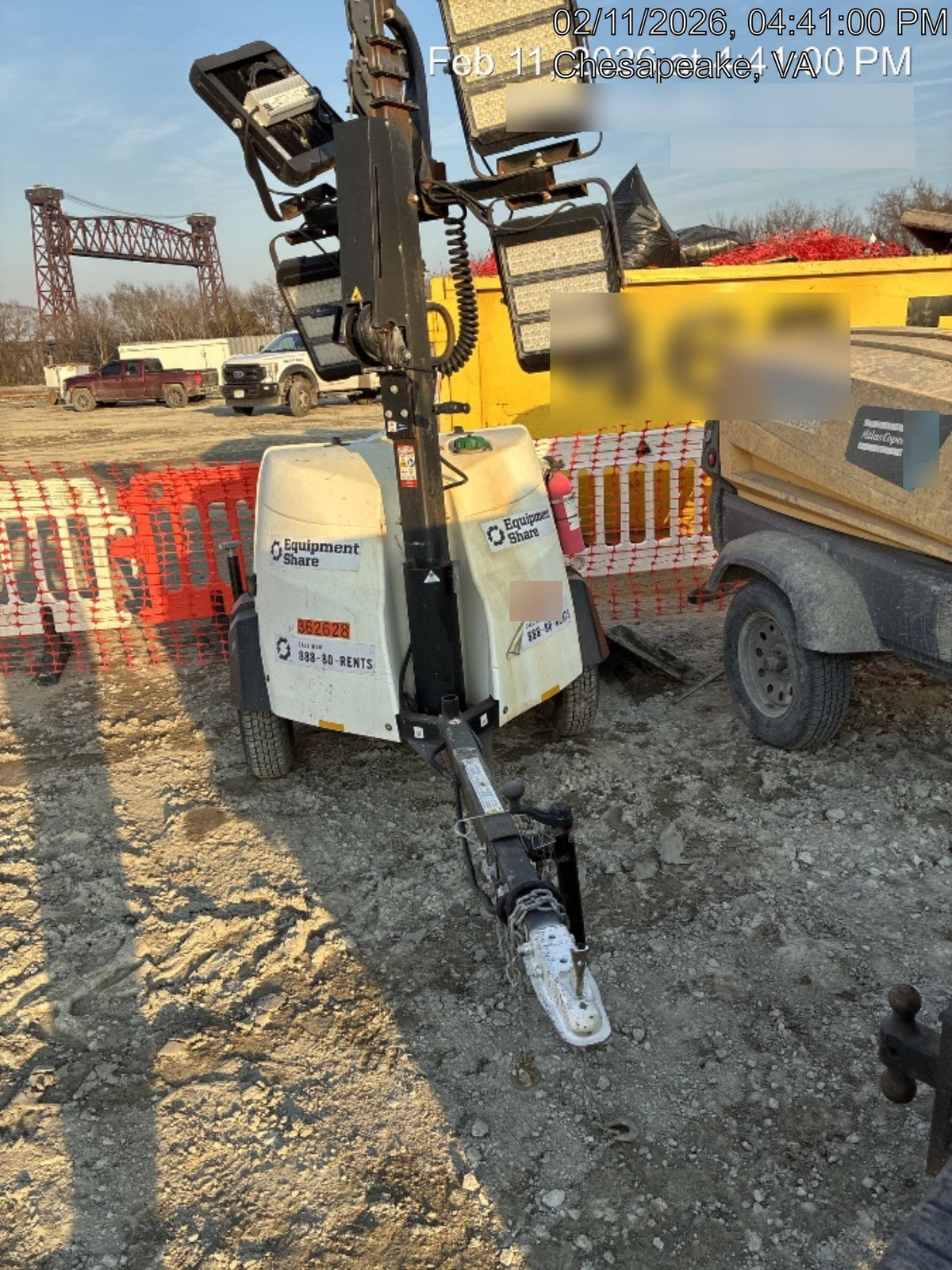 2023 Generac MLT2 Diesel, Flex Switch 120V Input, Powerzone Controller, 
(4) 320W LED Lights, 4kW Generator, 39.9 Gal Fuel Tank, 2" Ball, T3
