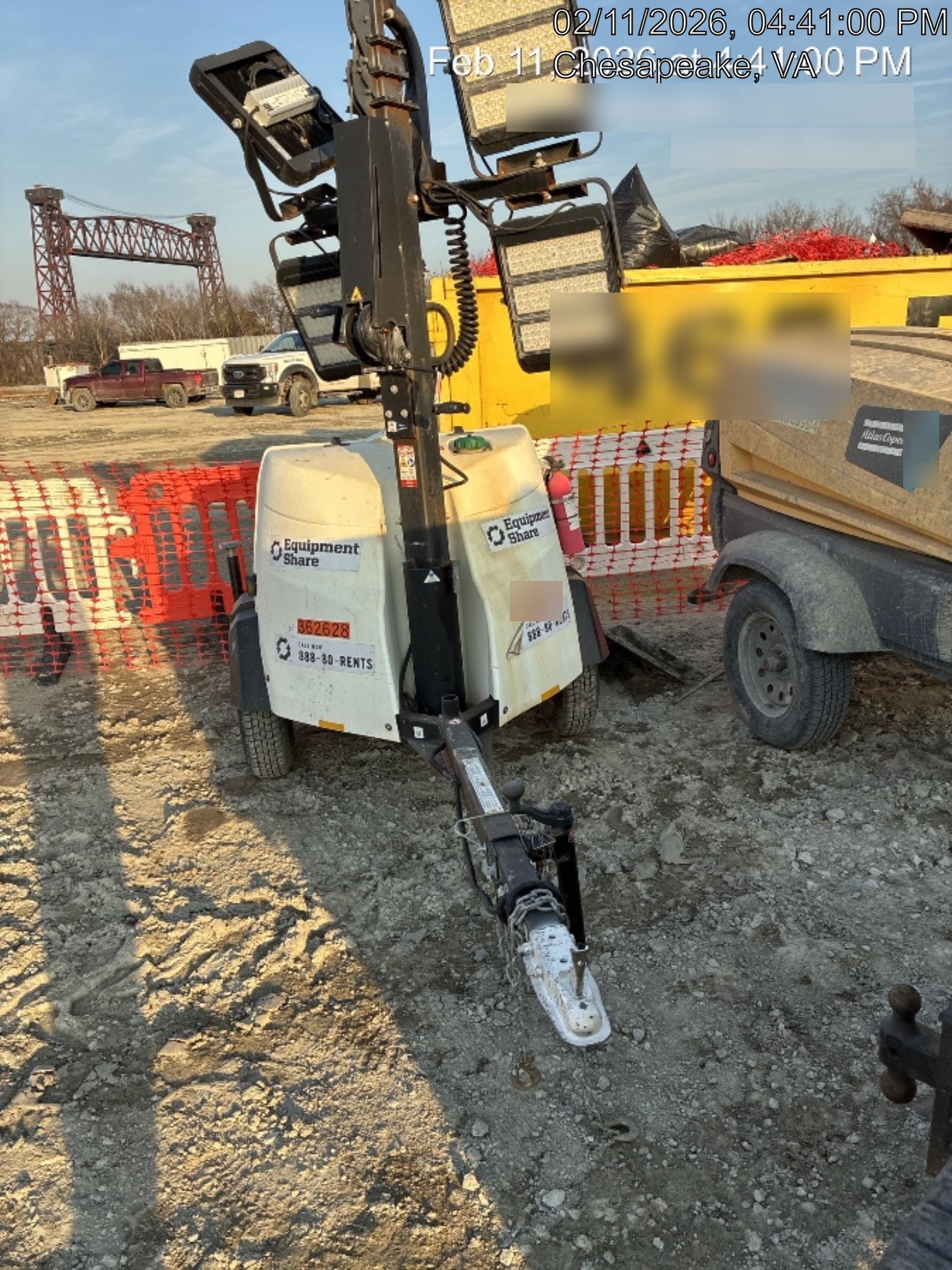 2023 Generac MLT2 Diesel, Flex Switch 120V Input, Powerzone Controller, 
(4) 320W LED Lights, 4kW Generator, 39.9 Gal Fuel Tank, 2" Ball, T3