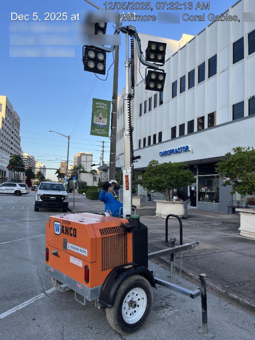 2023 Wanco WLTT-4MM4K Diesel, Deep Sea Controller, Shore Power Plug, Auto Start, (4) 350W LED Floodlights, 4kW Generator, 60 Gal Fuel Tank, 2" Ball, T3