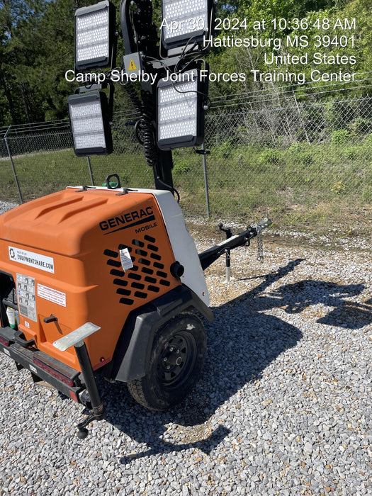 2023 Generac MLT2 Diesel, Flex Switch 120V Input, Powerzone Controller, 
(4) 320W LED Lights, 4kW Generator, 39.9 Gal Fuel Tank, 2" Ball, T3