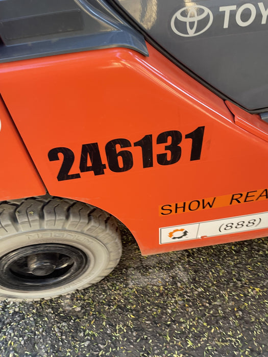 2022 TOYOTA 8FGU25 LP w/ Scale