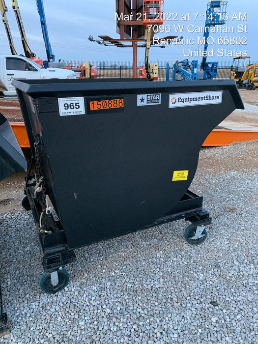 2021 STAR INDUSTRIES M-1820 - Self-Dump Hopper