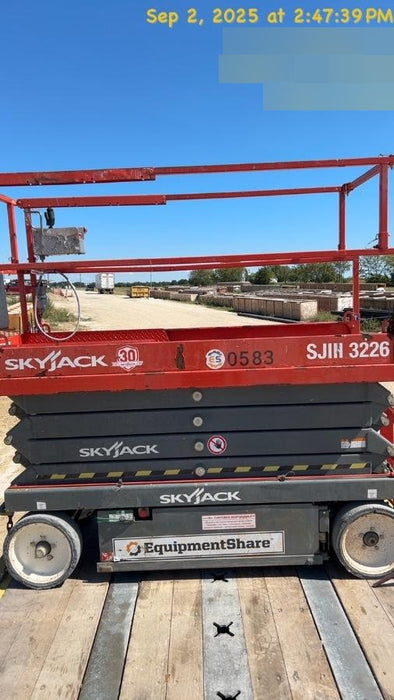 2017 Skyjack SJIII-3226 Standard Rental Specs