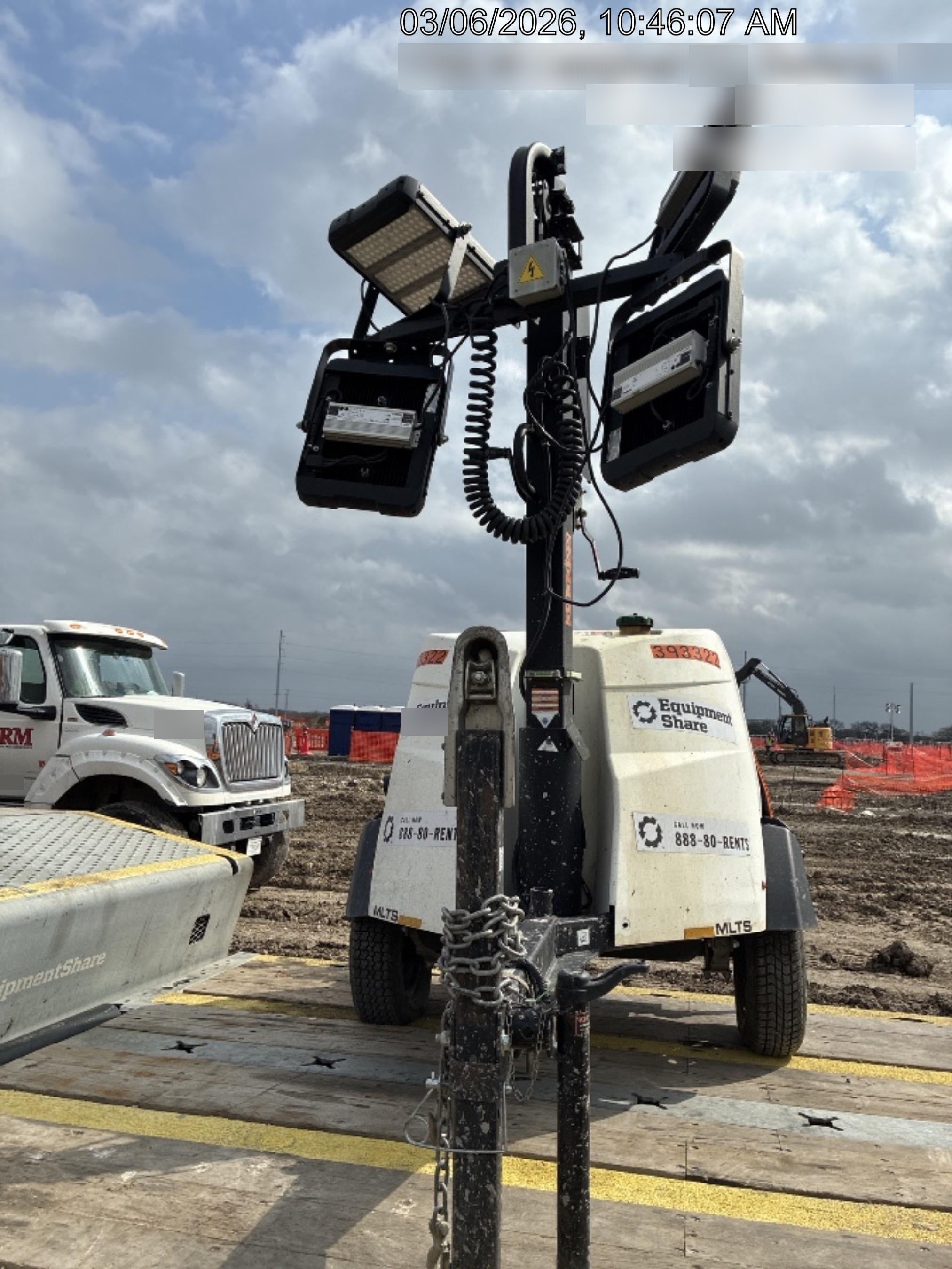 2024 Generac MLT2 Diesel, Flex Switch 120V Input, Powerzone Controller, 
(4) 320W LED Lights, 4kW Generator, 39.9 Gal Fuel Tank, 2" Ball, T3