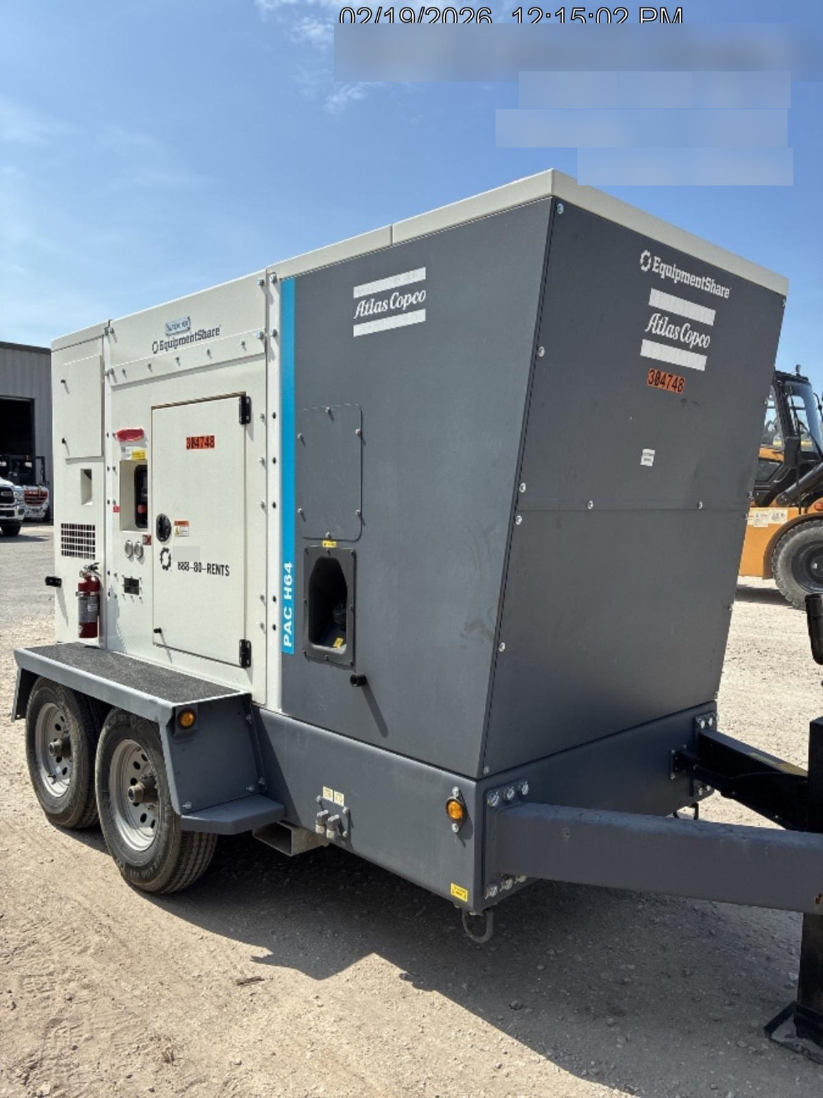 2023 ATLAS COPCO PAC H64 JD-S