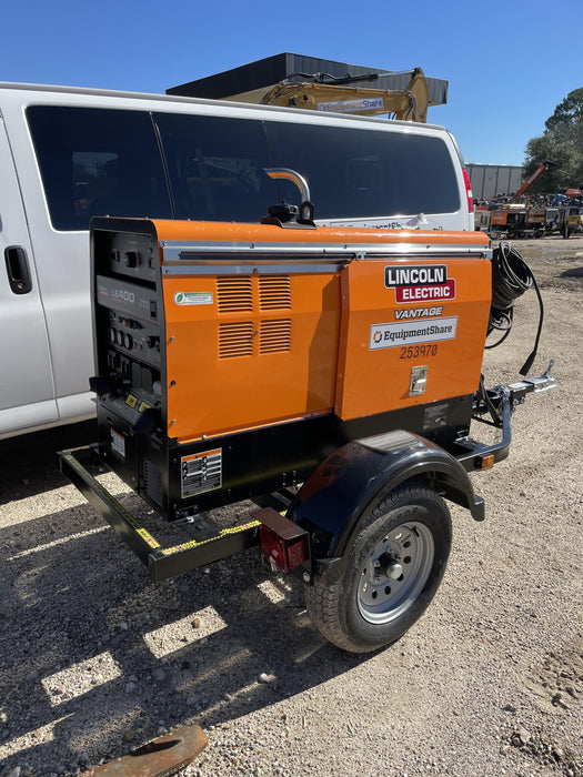 2022 Lincoln Electric LE400 Kubota V1505, Trlr, Cable Rack, Light Kit, ES Decals, T3