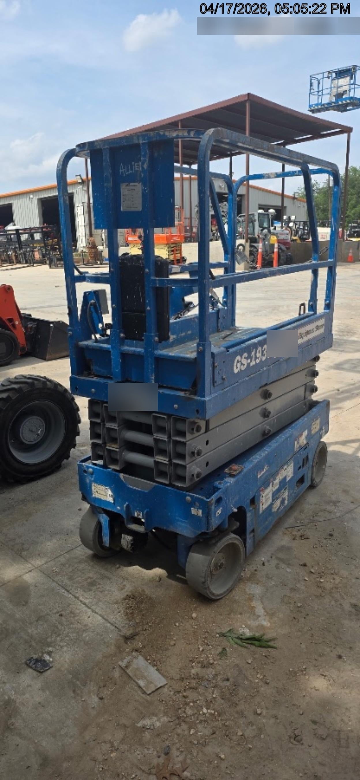 2019 Genie GS-1930 Fixed rails with chain Entry