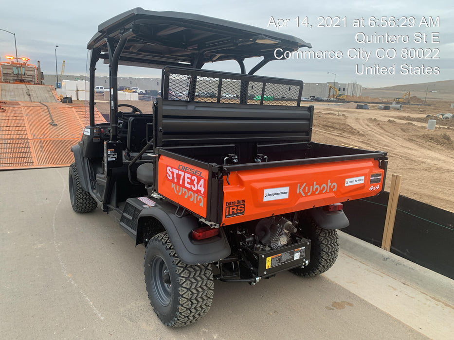 2022 Kubota RTV-X1140W-H Plastic Canopy, Windshield Acrylic Clear, LED Strobe Light, Wire Harness Kit, Back up Alarm