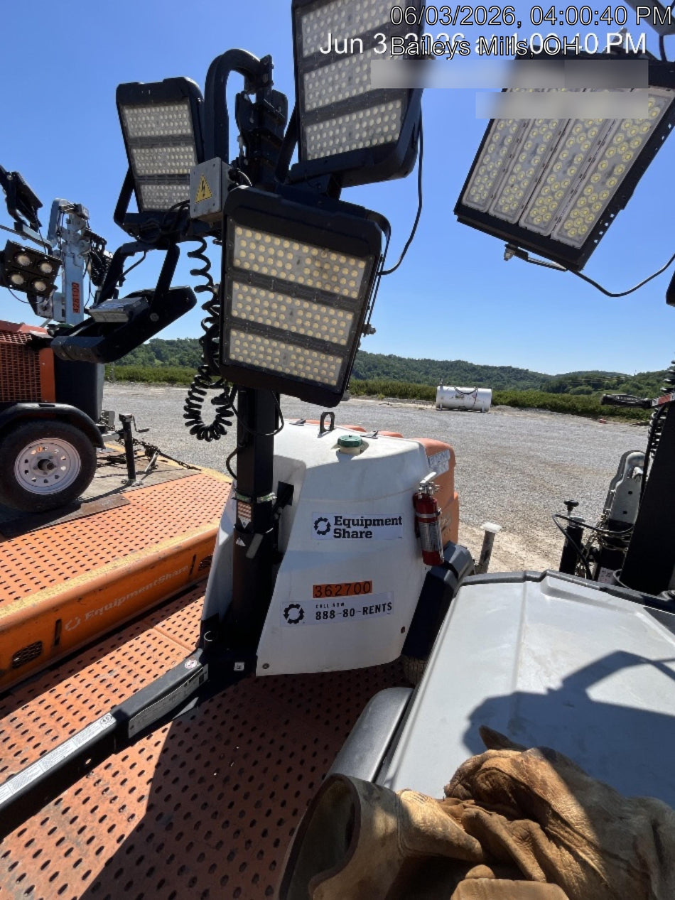 2023 Generac MLT2 Diesel, Flex Switch 120V Input, Powerzone Controller, 
(4) 320W LED Lights, 4kW Generator, 39.9 Gal Fuel Tank, 2" Ball, T3