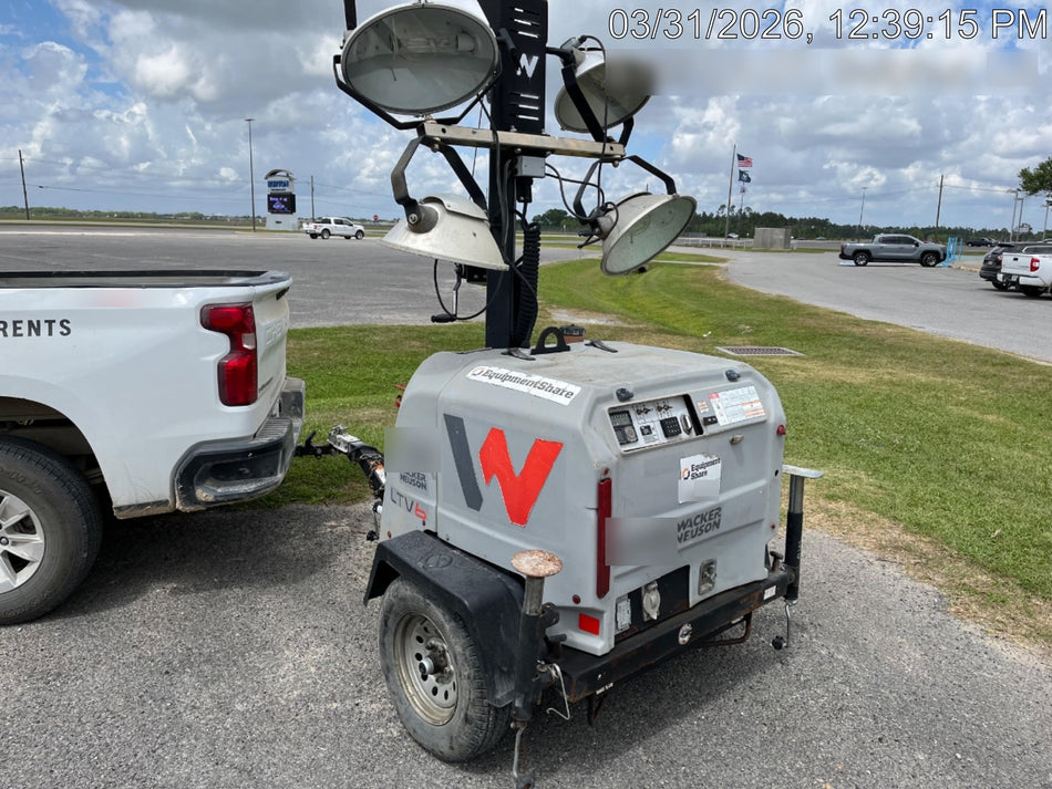 2019 Wacker Neuson LTV6L-MH Mobile Light Tower w/Fuel Level Sensor Installed