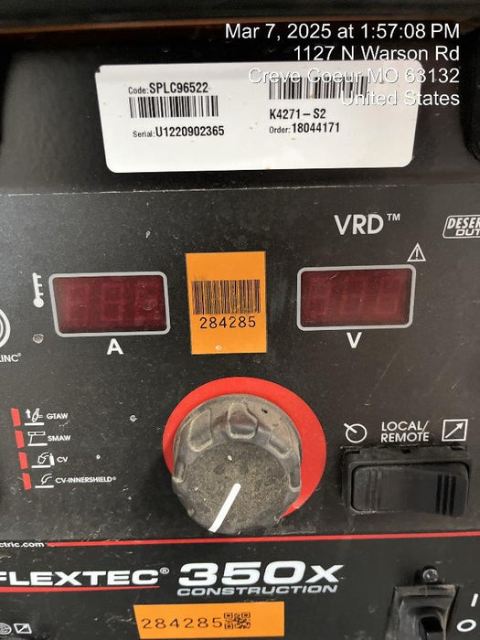 2022 LINCOLN ELECTRIC FLEXTEC 350X