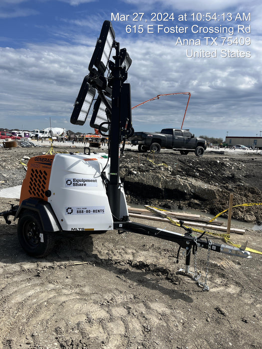 2024 Generac MLT2 Diesel, Flex Switch 120V Input, Powerzone Controller, 
(4) 320W LED Lights, 4kW Generator, 39.9 Gal Fuel Tank, 2" Ball, T3