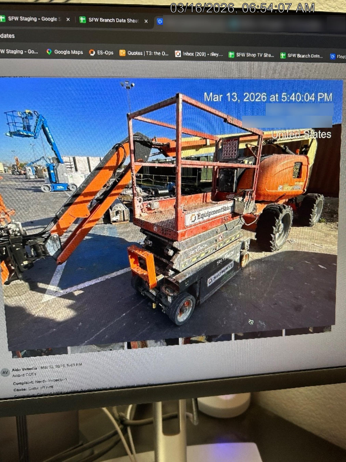 2015 Skyjack SJIII-3219 19' Scissor Lift