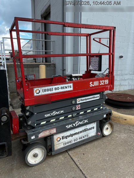 2019 Skyjack SJIII-3219 Standard Options, Trojan Batteries