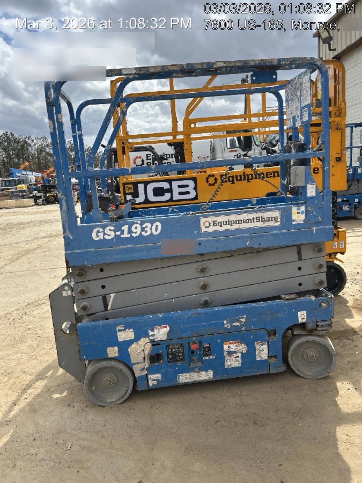 2019 Genie GS-1930 Fixed Rails with Chain Entry