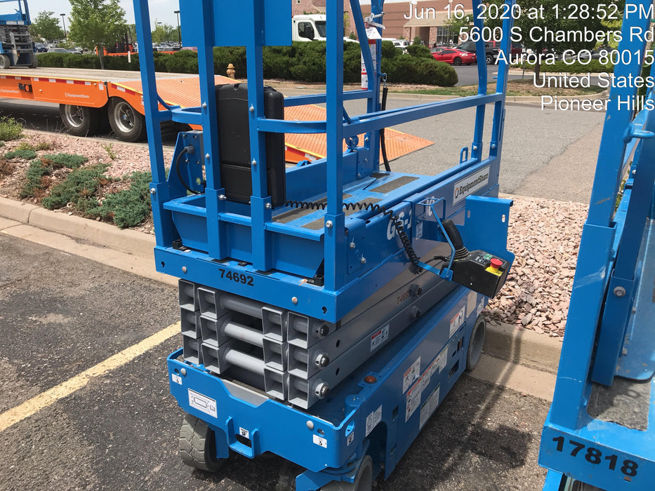 2020 Genie GS-1930 Fixed rails with chain entry gate - Pre A92.20