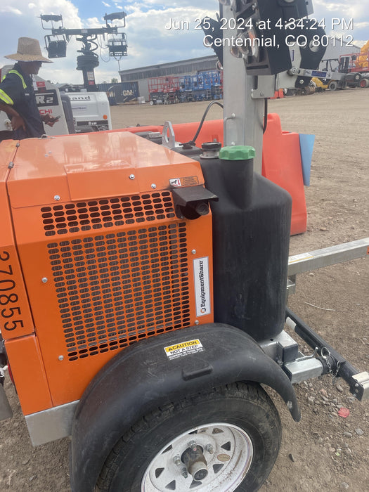 2023 Wanco WLTT-4MM4K Diesel, Deep Sea Controller, Shore Power Plug, Auto Start, (4) 350W LED Floodlights, 4kW Generator, 60 Gal Fuel Tank, 2" Ball, T3