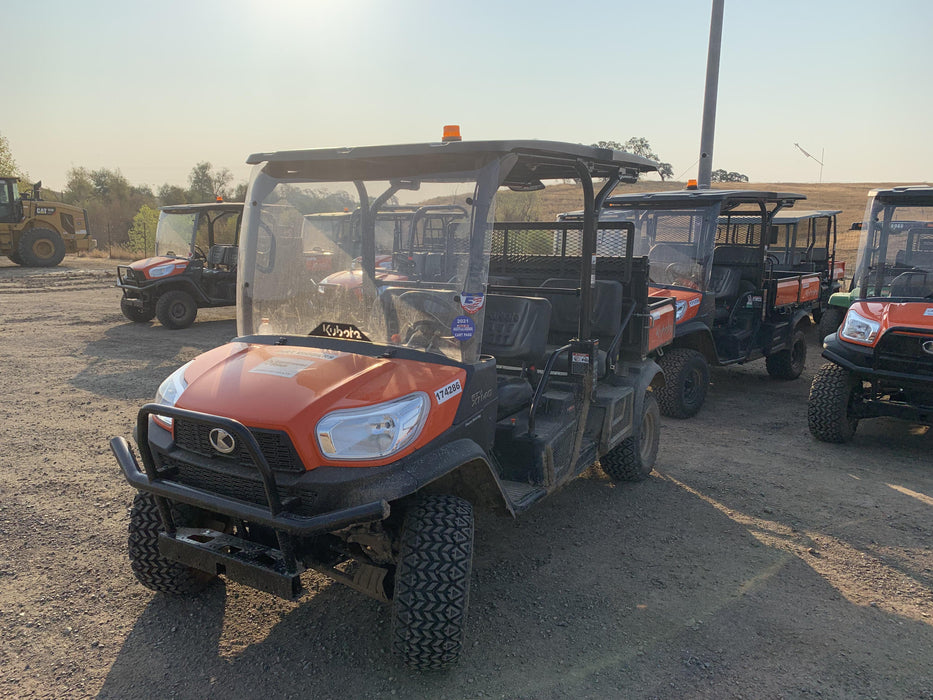2021 Kubota RTV-X1140W-H Plastic Canopy, Windshield Acrylic Clear, LED Strobe Light, Wire Harness Kit, Back up Alarm