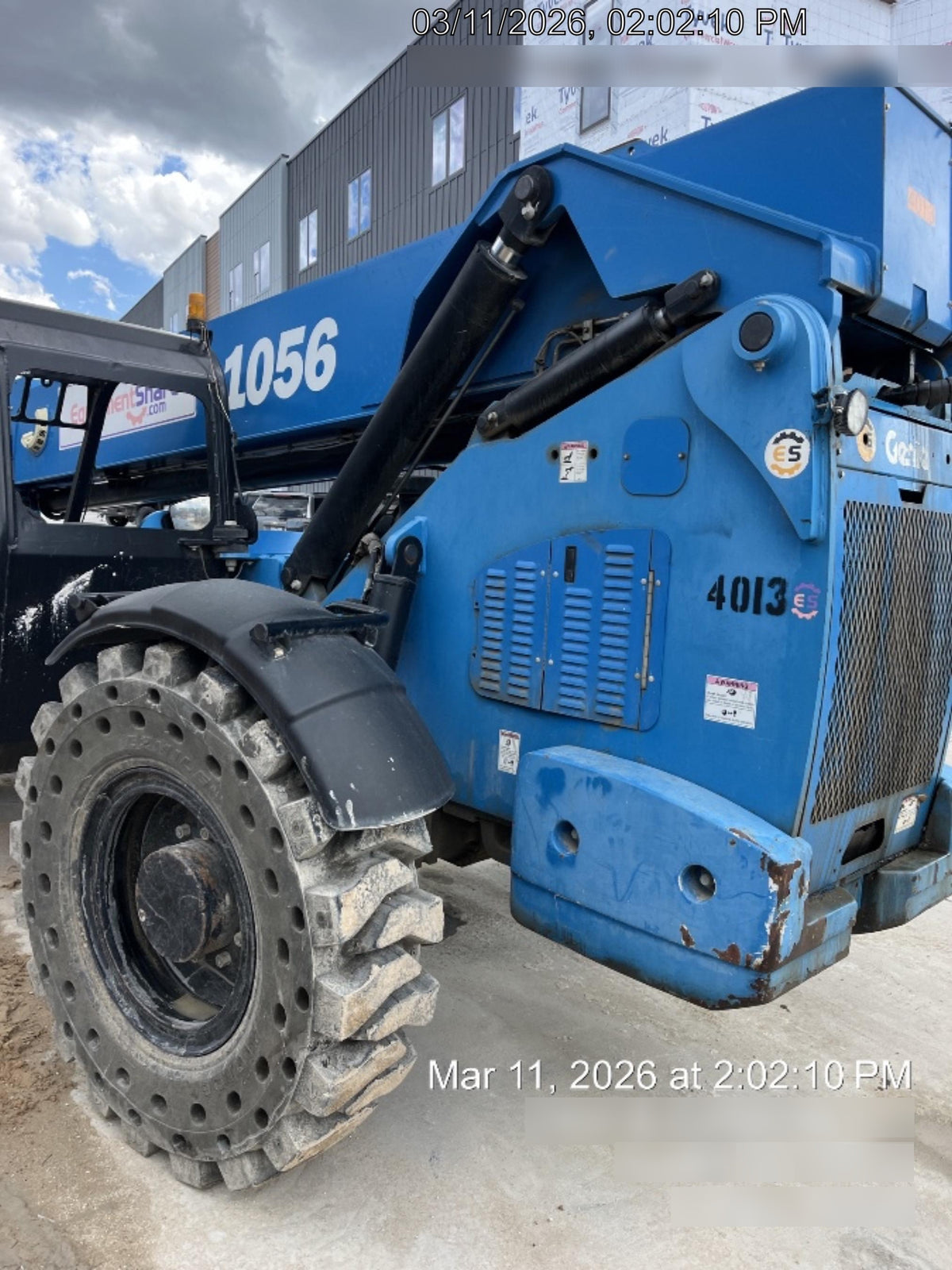2017 Genie GTH-1056 Genie GTH1056, Solid Tires, 60" carriage, Light Kit, Open ROPS