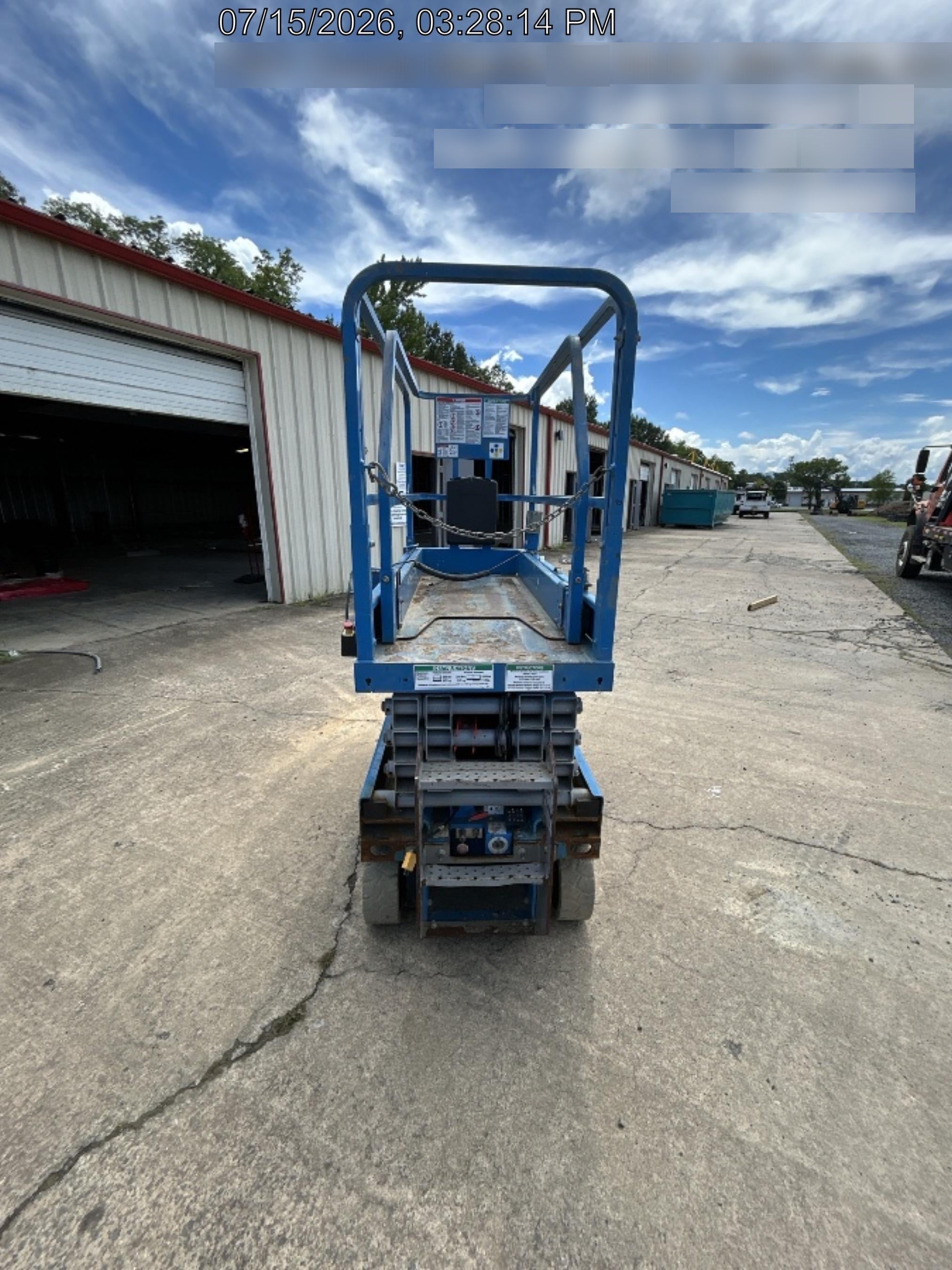 2019 Genie GS-1930 Fixed rails with chain Entry